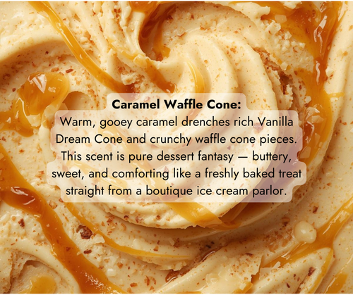 Caramel Waffle Cone