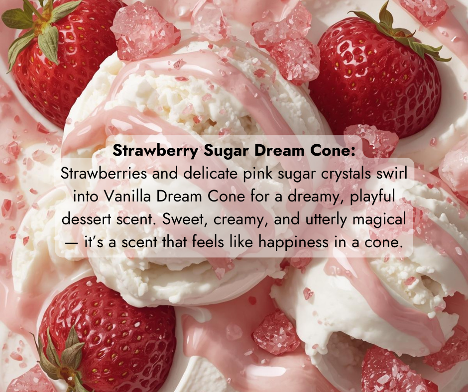 Strawberry Sugar Dream Cone