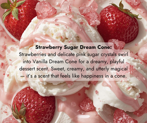 Strawberry Sugar Dream Cone