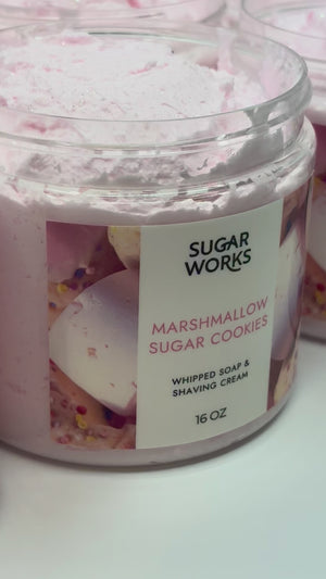 🍪 Marshmallow Sugar Cookie JUMBO Whipped Soap + Shaving Cream